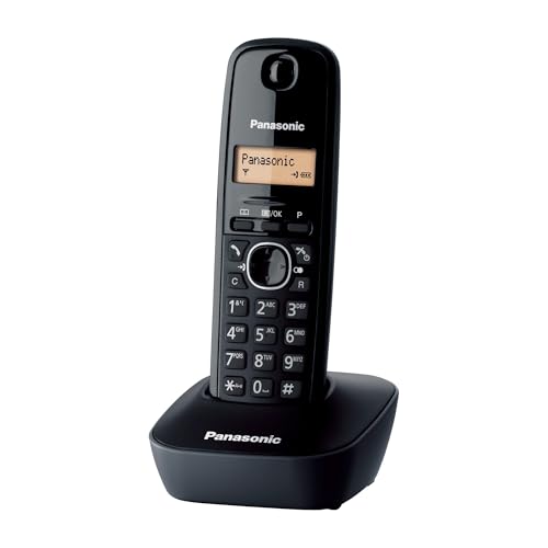 Panasonic KX-TG1611SPH Teléfono Inalámbrico Digital DECT, Unidad Base y 1...