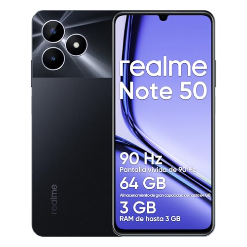 realme Note 50 Smartphone Android, Teléfono Móvil 4G Dual SIM, Pantalla LCD de...