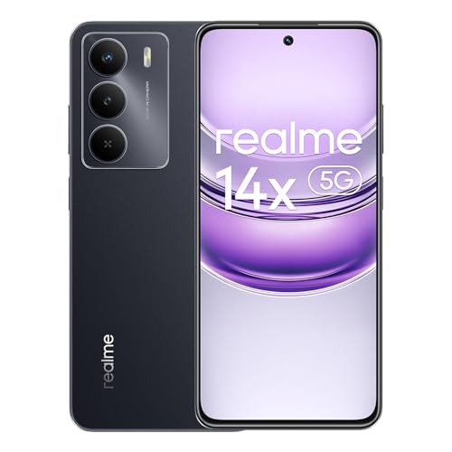 realme 14x 5G Smartphone 8+256GB, Pantalla Eye Comfort 120Hz, cámara nítida de...