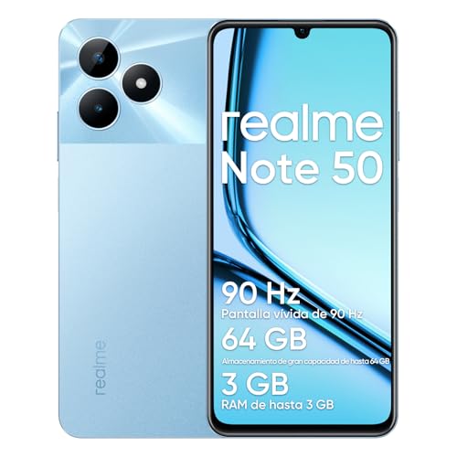 realme Note 50 Smartphone Android, Teléfono Móvil 4G Dual SIM, Pantalla LCD de...