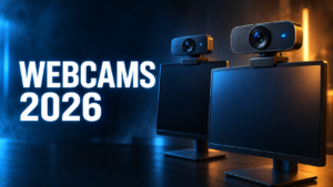 Mejores webcams en 2026 para teletrabajo y streaming: gu&iacute;a sin humo