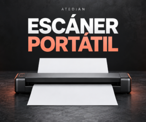 Escáner portátil de documentos, portada Atedian